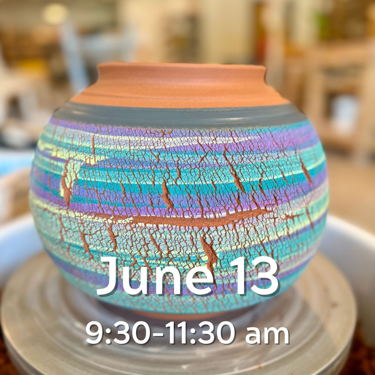 Pottery Decorations Sodium Silicate Workshop - Art Haus - Salt Lake City, UT