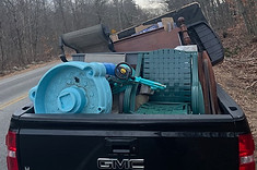 Dumpster rental for residential home renovation project