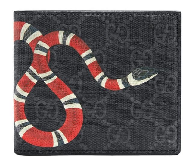 GUCCI WALLET "BLACK SNAKE" SUPREME GG