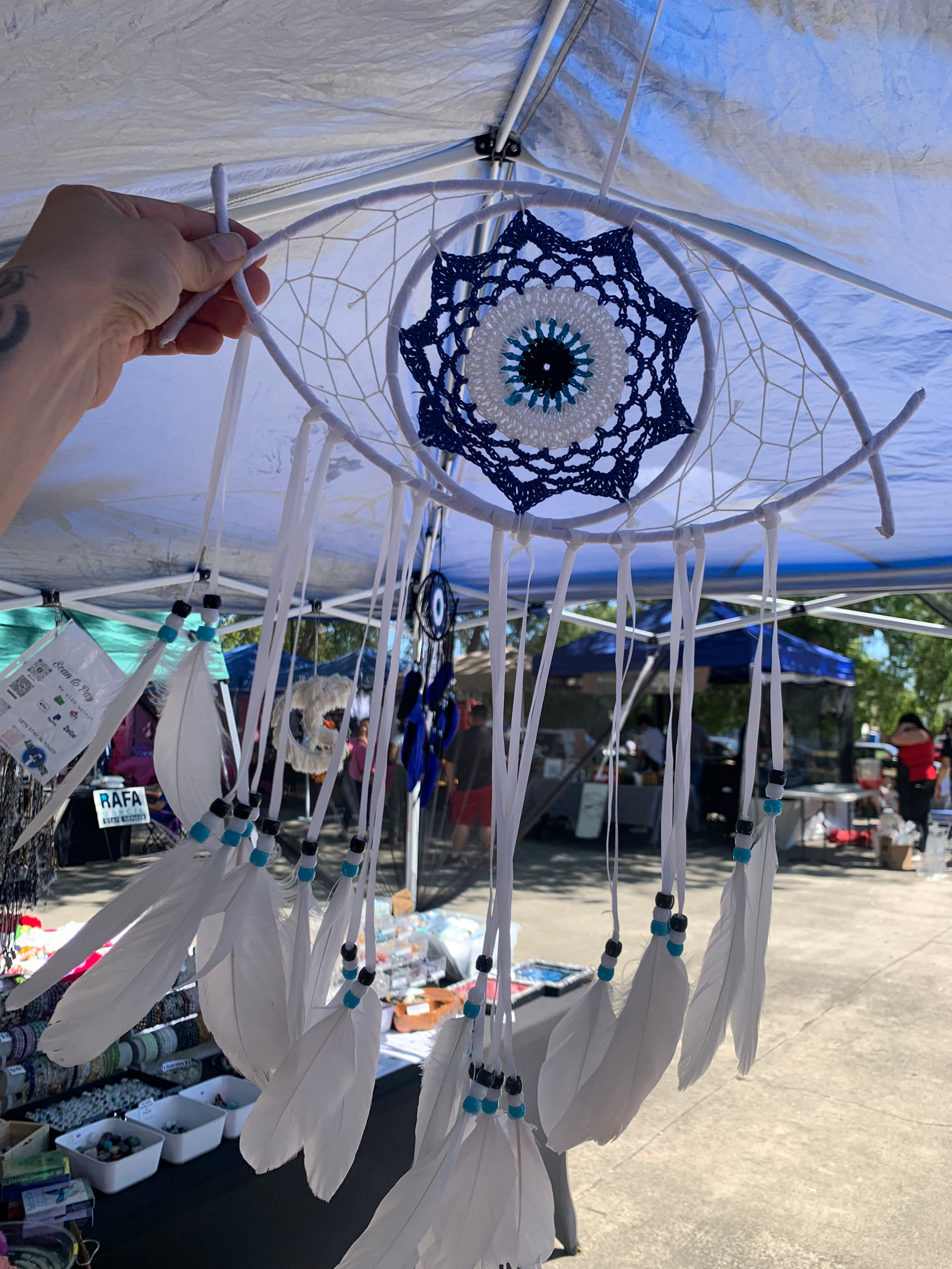Evil eye dream catcher 