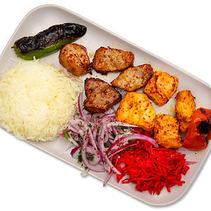 VEAL SHISH & CHICKEN SHISH KEBAB