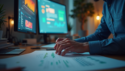 Student learning about UI UX fundamentals