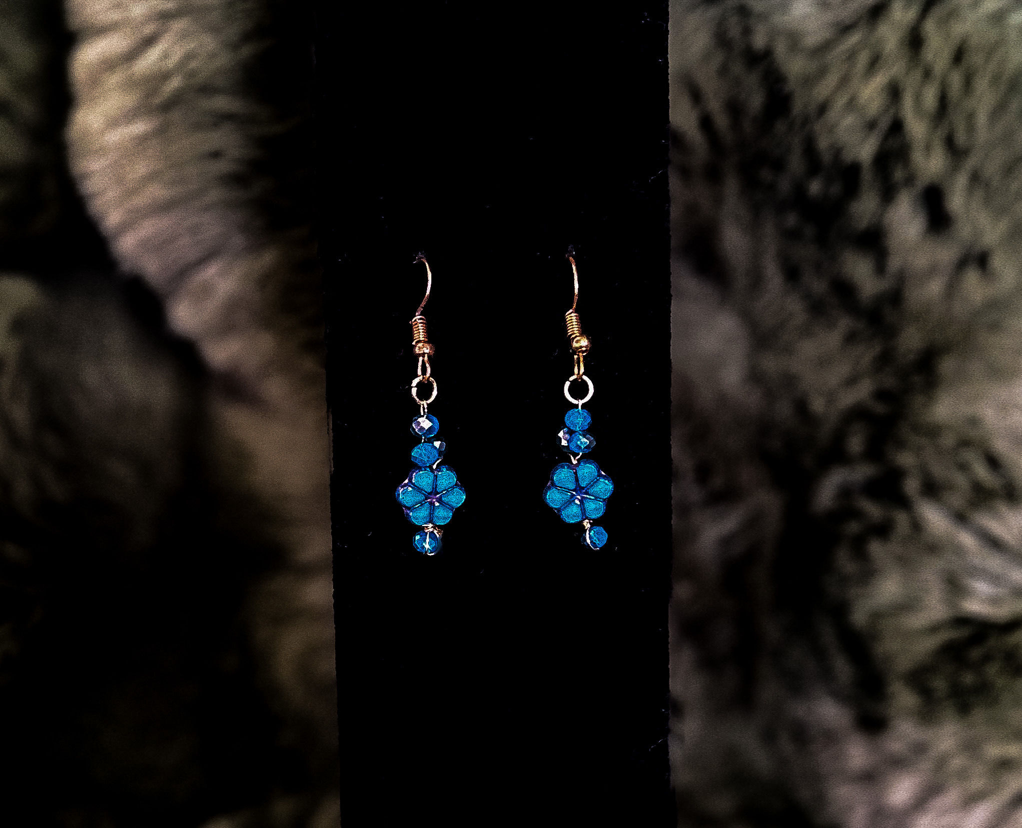 Ocean Orchid Earrings
