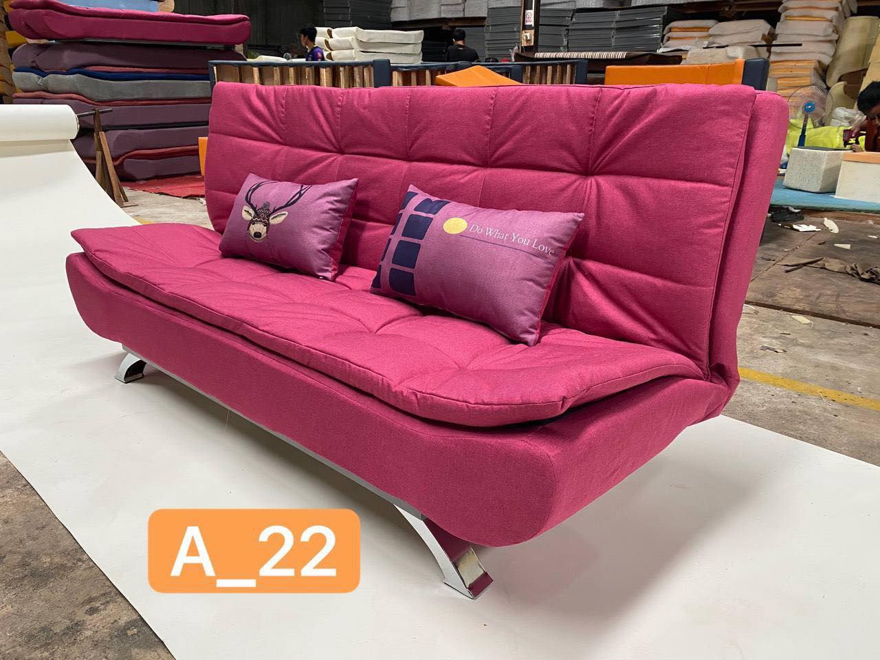 Sofa Bed A-22 សាឡុងបត់(w120cm x 190cm