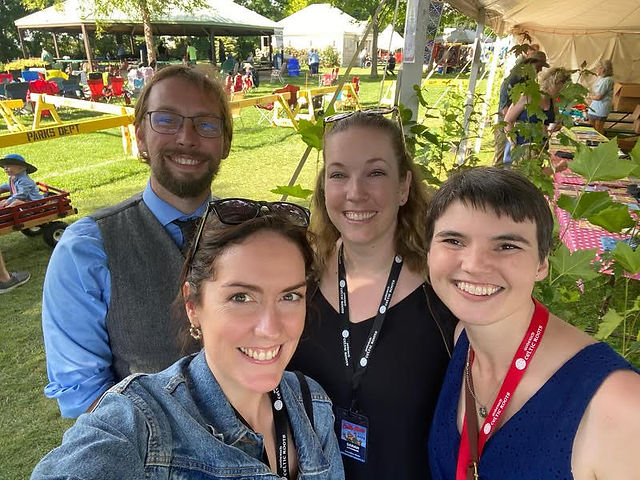 Josh and Julie Kinn of Kinnfolk with Soundbox Entertainment  at the Goderich Celtic Roots Festival