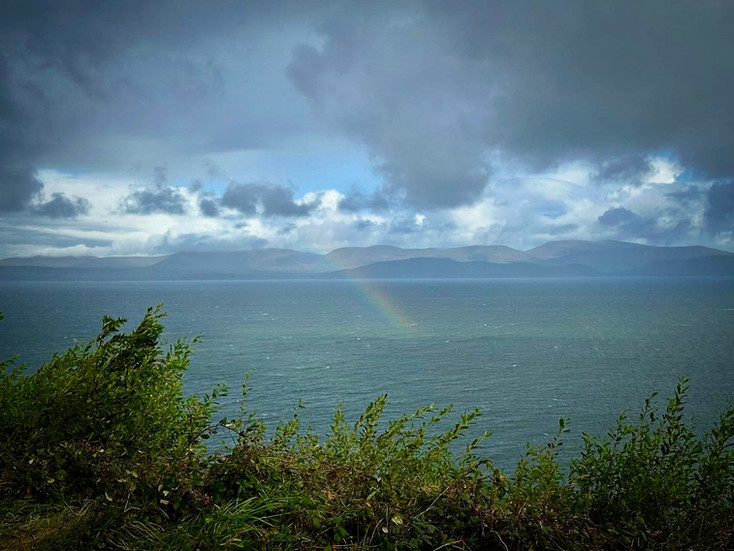 Rainbow in the ocean, Ring of Kerry, Ireland