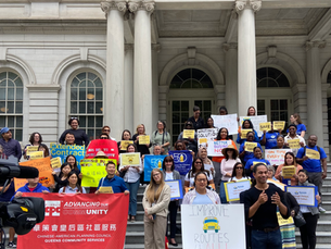 The Road to Better Busing Coalition Holds a Rally to Demand Yellow Bus Service Improvements and Better School Bus Contracts for NYC Students and Families