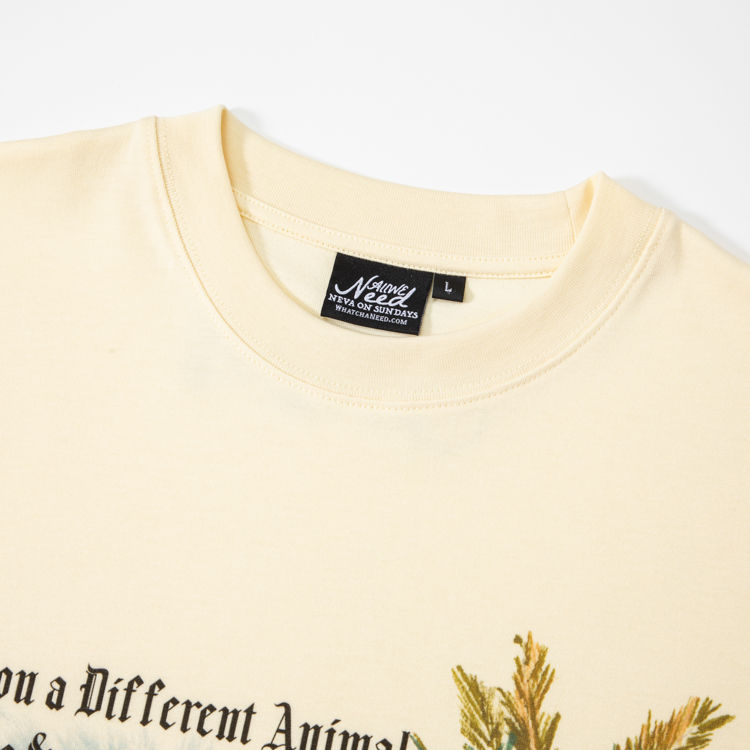 Thumbnail: Neva On Sundays “Kobe Bean” T-Shirt (Off Yellow)