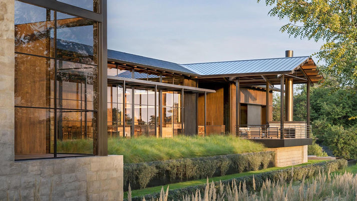 Click to see more of OVERLOOK, a custom residential home design project in Austin, Texas by John West Stoddard Associates.