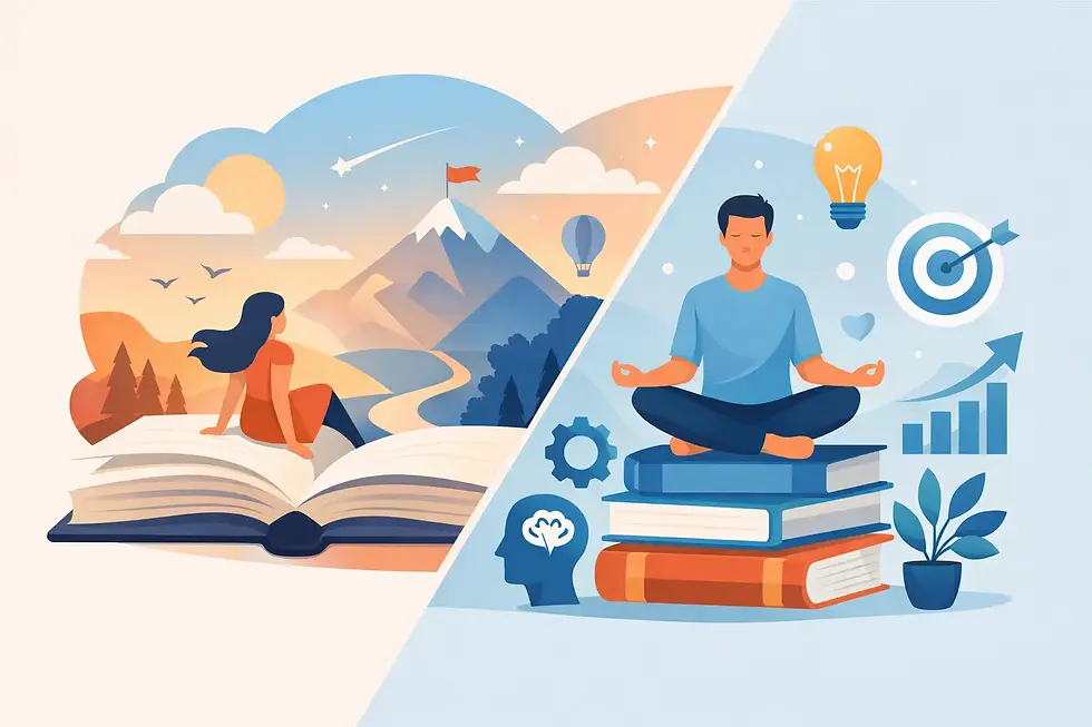 Inspirational Fiction vs Self Help