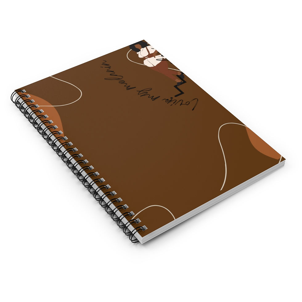 Thumbnail: My Melanin poppin Spiral Notebook - Ruled Line
