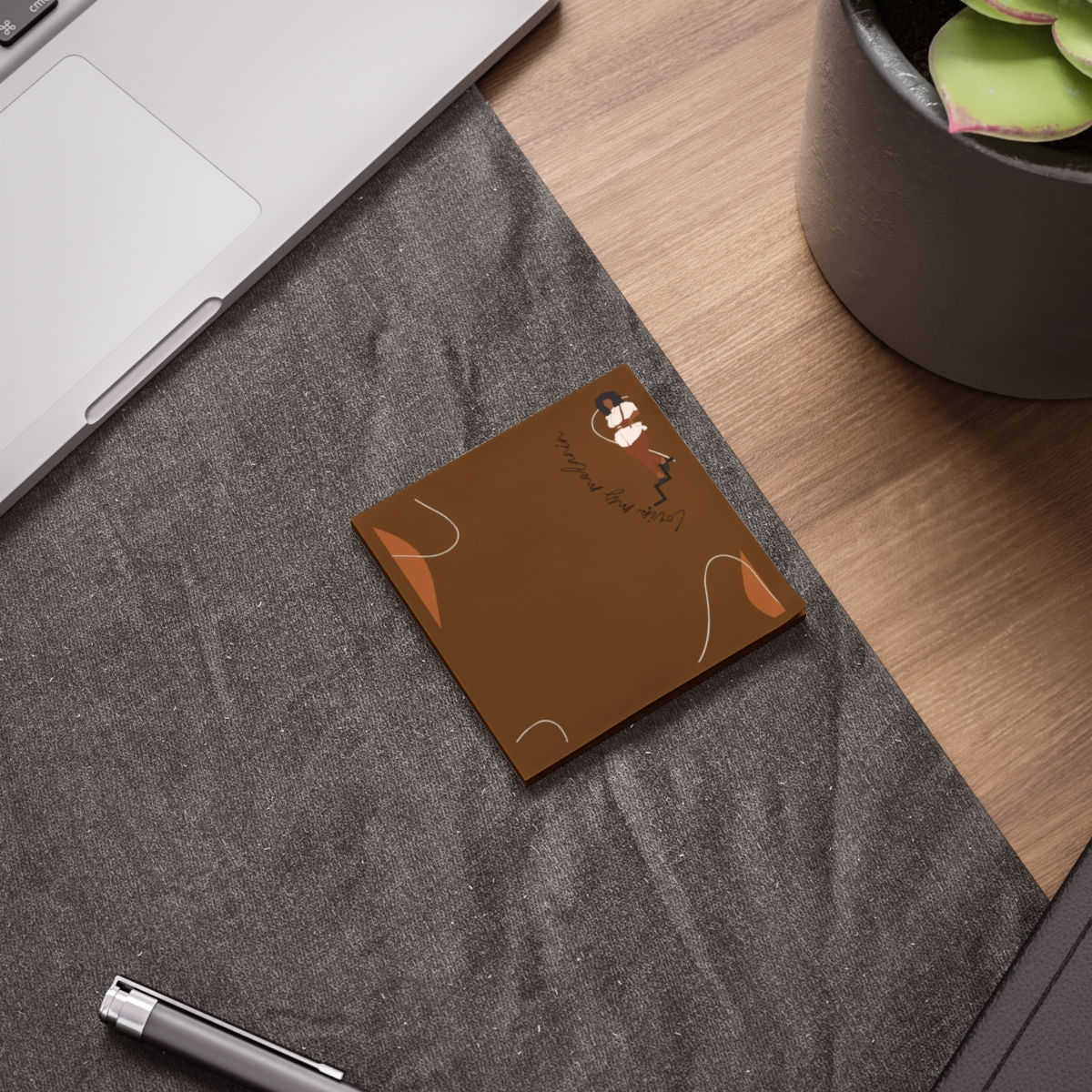 My melanin is Poppin Post-it® Note Pads-brown