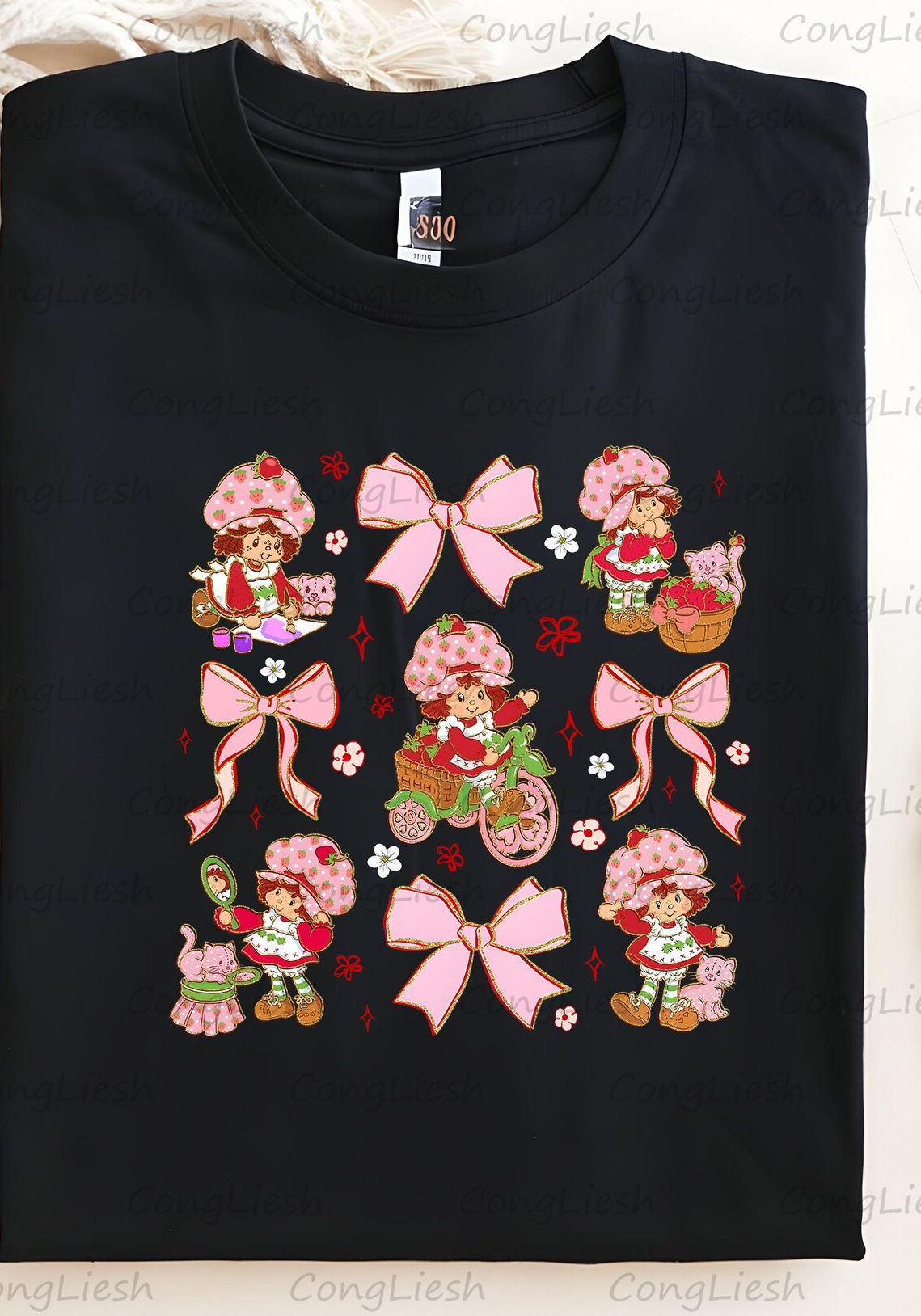 Berry Girl with Bows