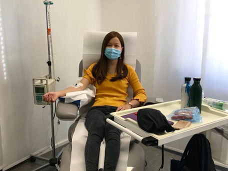 Chemo #2 (R-CHOP): Sep. 2nd, 2020- Sep. 3rd, 2020