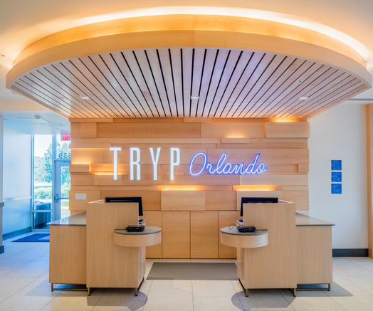 Lobby of an Orlando area Hotel