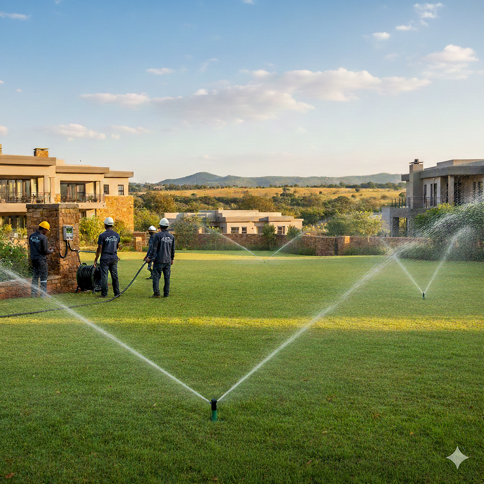 Professional irrigation system installation cost Gauteng