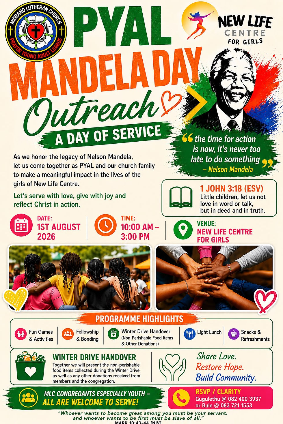 MLC Mandela Day Outreach