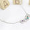 Thumbnail: Fairtrade White Gold Birthstone Charm Necklace Perfect as a Gift