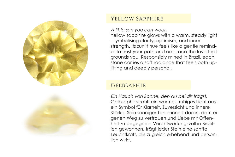 Miniaturbild: RAPTURE • FairTrade Gold and Yellow Sapphire Engagement Ring