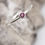 Thumbnail: FairTrade 14k or 18k Gold and Sustainably Sourced Pink Tourmaline Engagement Ring