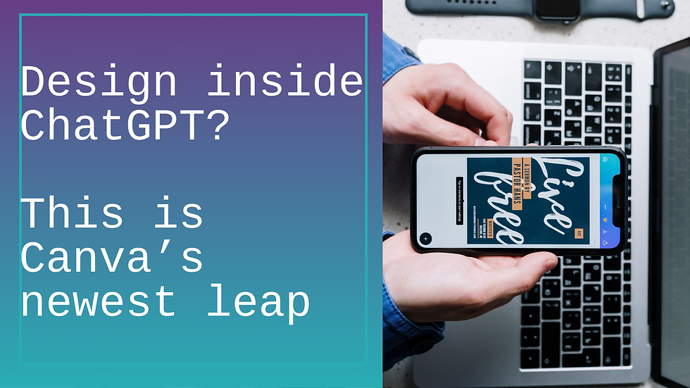 design Instagram posts inside ChatGPT using Canva
