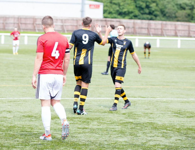Morpeth getting the winner (Picture by Morpeth Town FC)