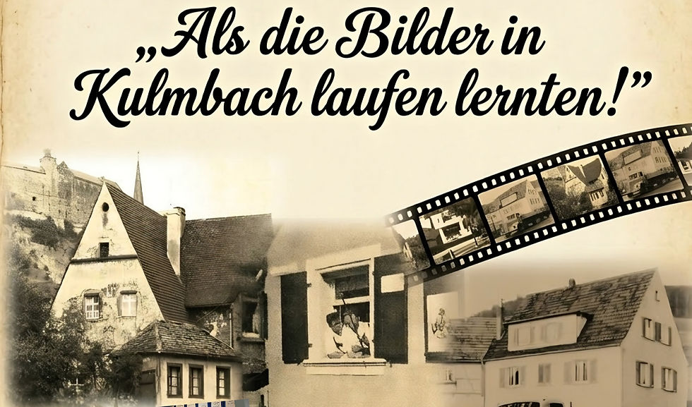 Erich Olbrich: Als die Bilder in Kulmbach laufen lernten! 