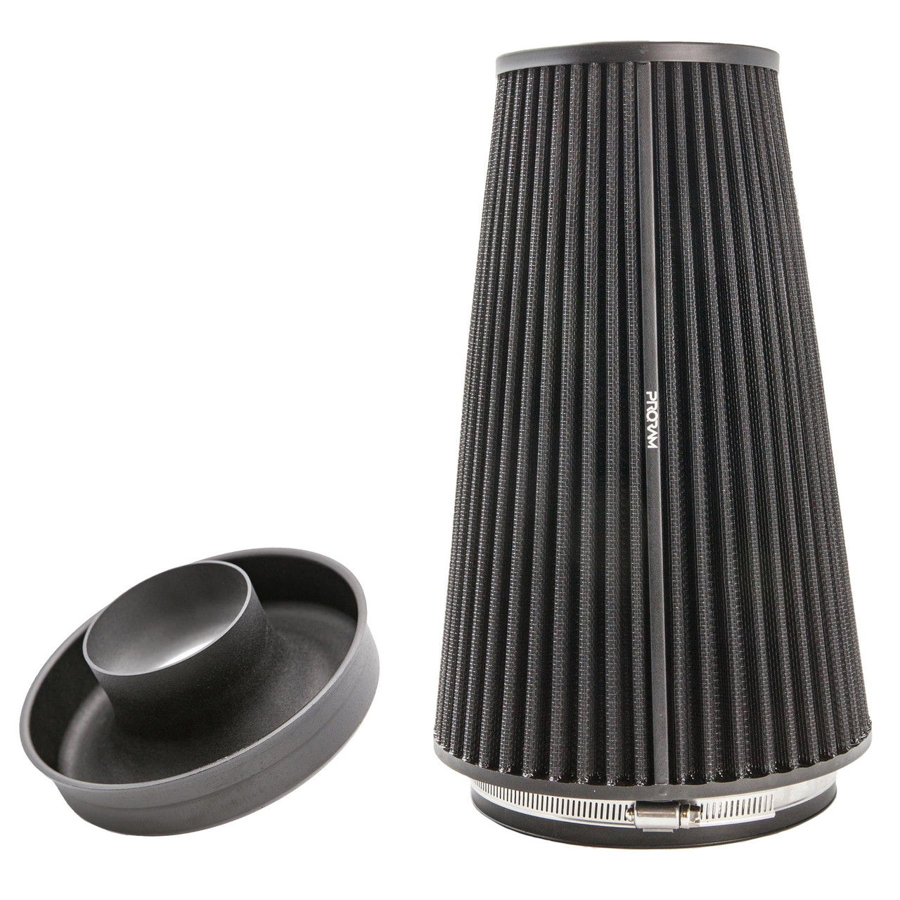 Ramair Pleated Universal XL Cone Air Filter Intake with Velocity Stack 127mm