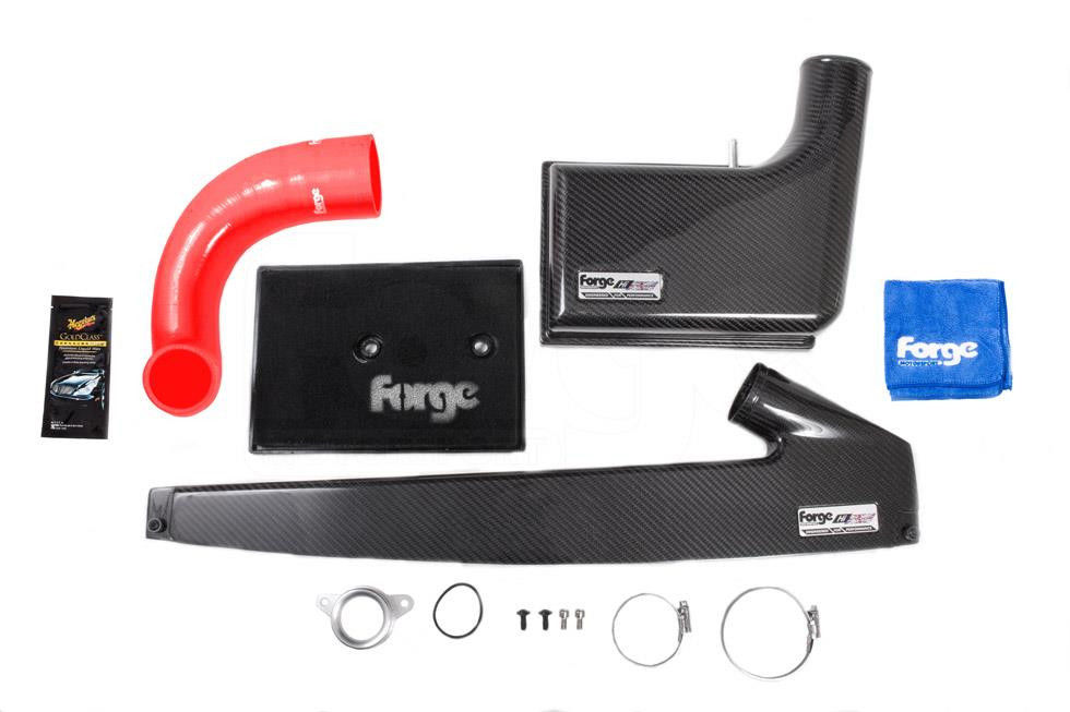 Forge Motorsport Red High Flow Carbon Intake for Audi, Seat, Skoda & VW 1.2 &