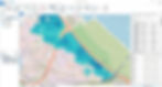 Flood Modeller screenshot representing in-channel and floodplain structures