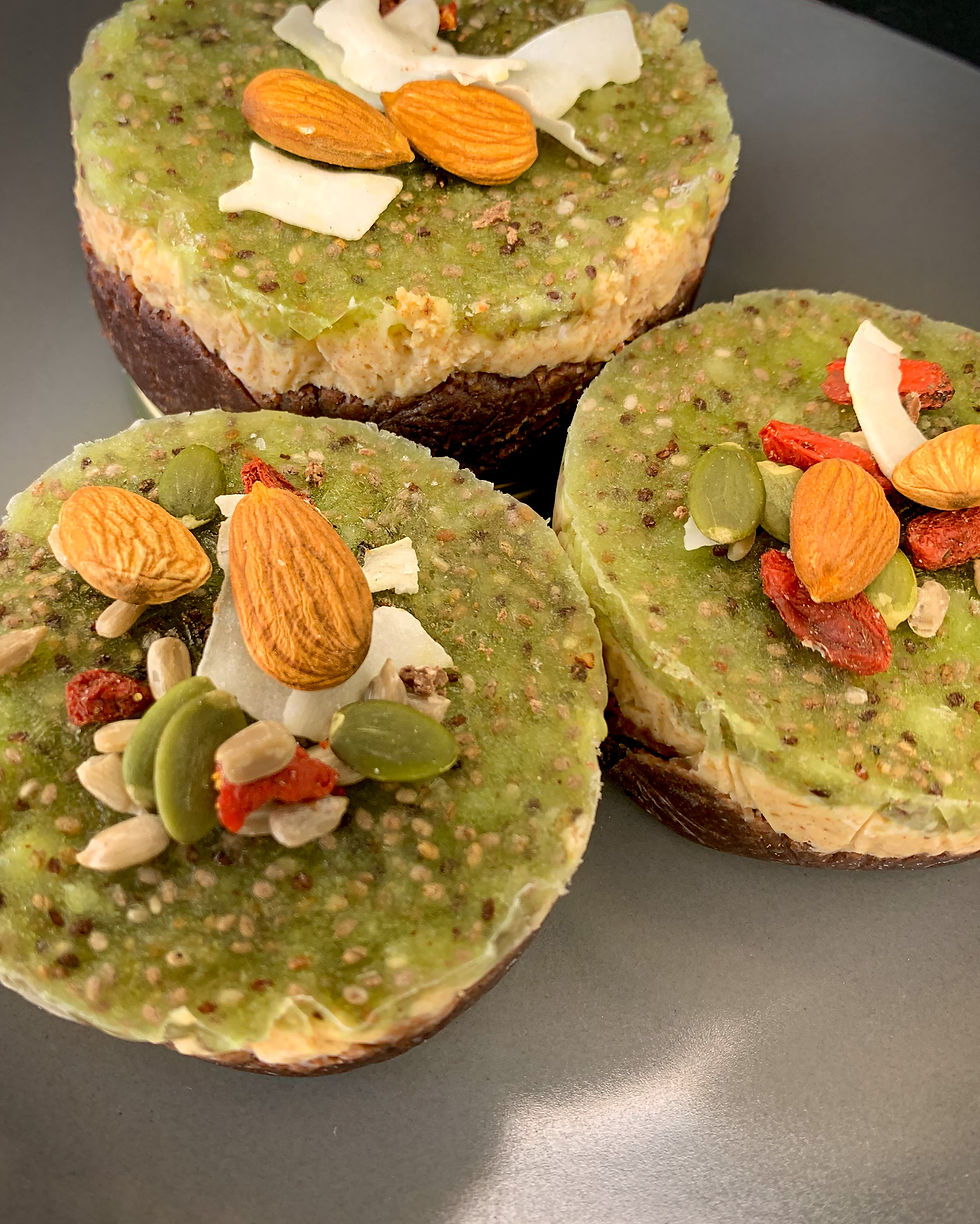 Tarta cruda con mermelada - Nutricionista Online Karina Herrera