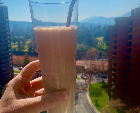 Batido tipo Snickers 