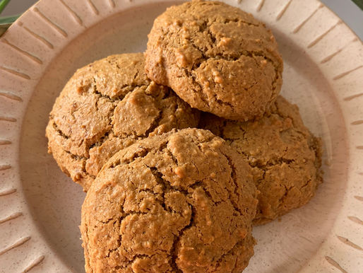 Galletas sin gluten de avena y nuez
