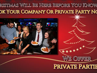 Book Your Christmas Party Early! Book Now! Contact us for more!
