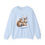 Thumbnail: Winter Reindeer and Tabby Cat Crewneck Sweatshirt