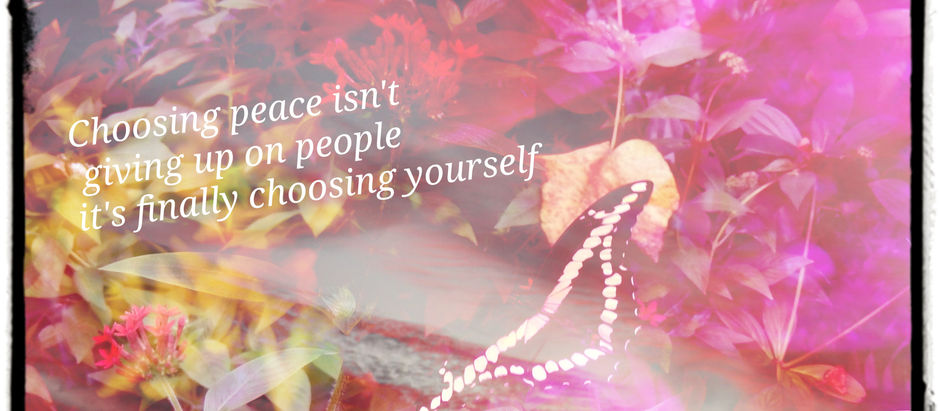 I’m Learning to Choose Peace