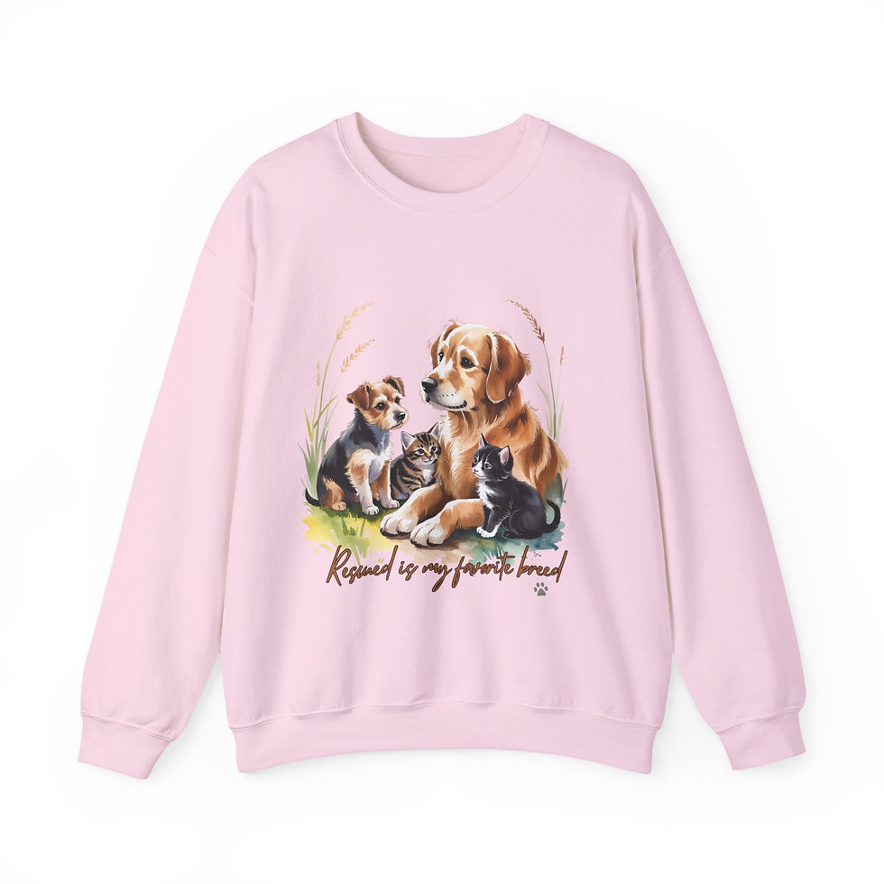 Thumbnail: Rescued is my Favorite Breed Sweatshirt