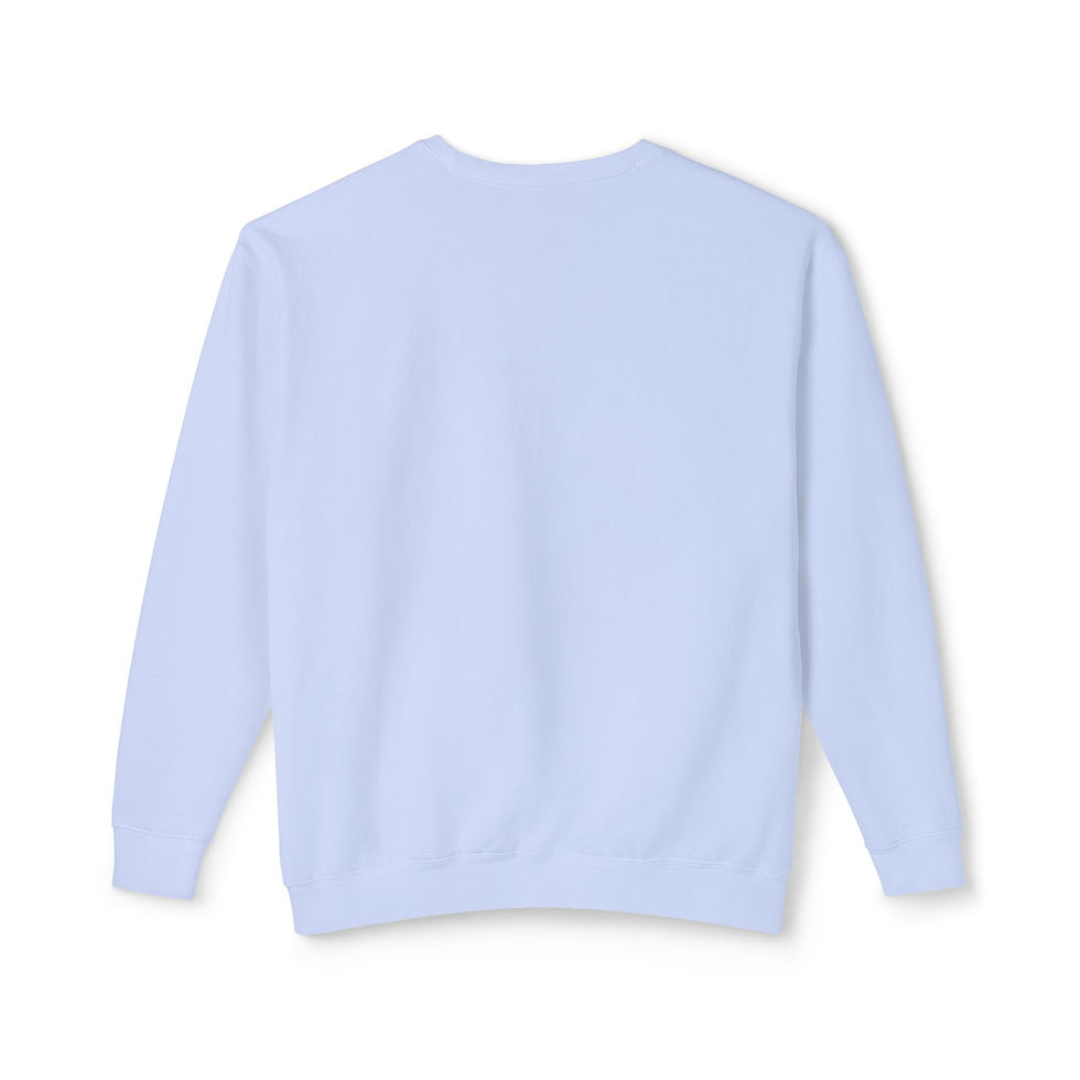 Thumbnail: Live Your Life Authentically Rescue Dog Lightweight Crewneck Sweatshirt