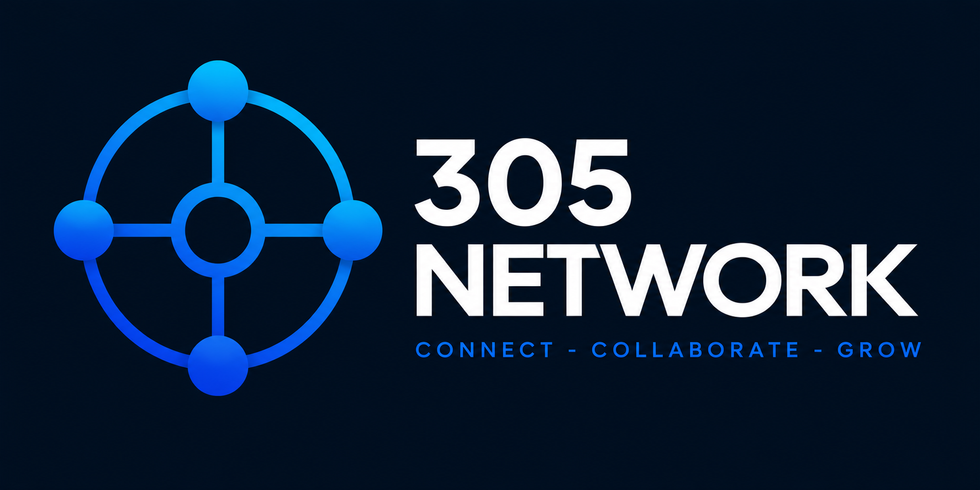 Blue network logo with "305 Network" text.