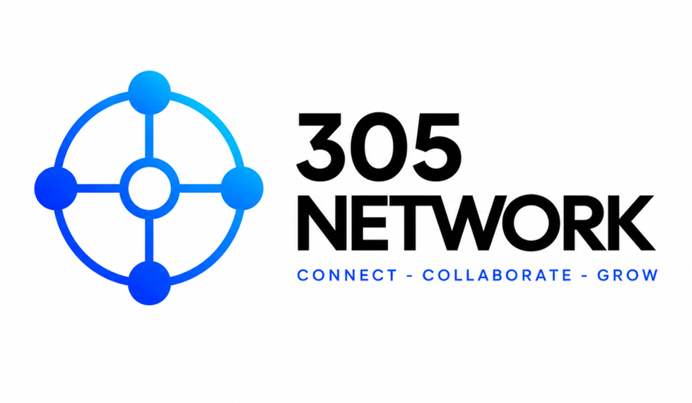 Blue network logo with "305 Network" text.