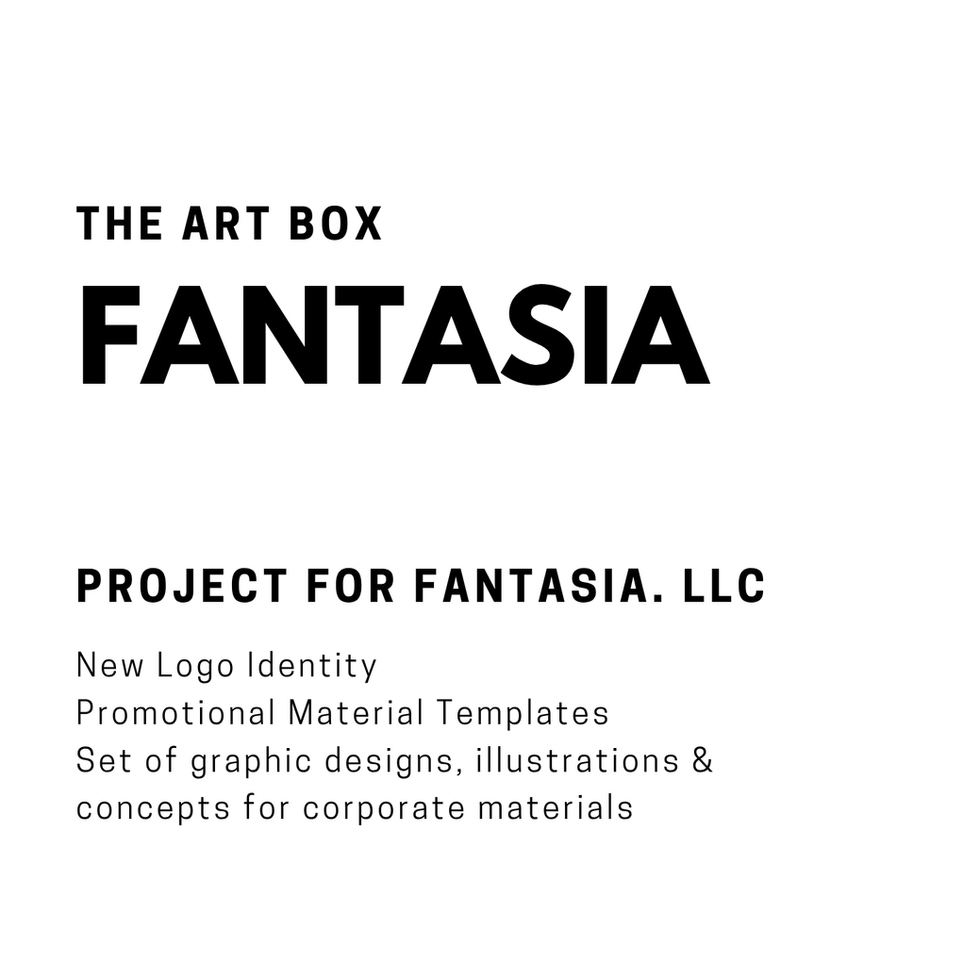 Text: "The Art Box Fantasia. Project for Fantasia LLC."