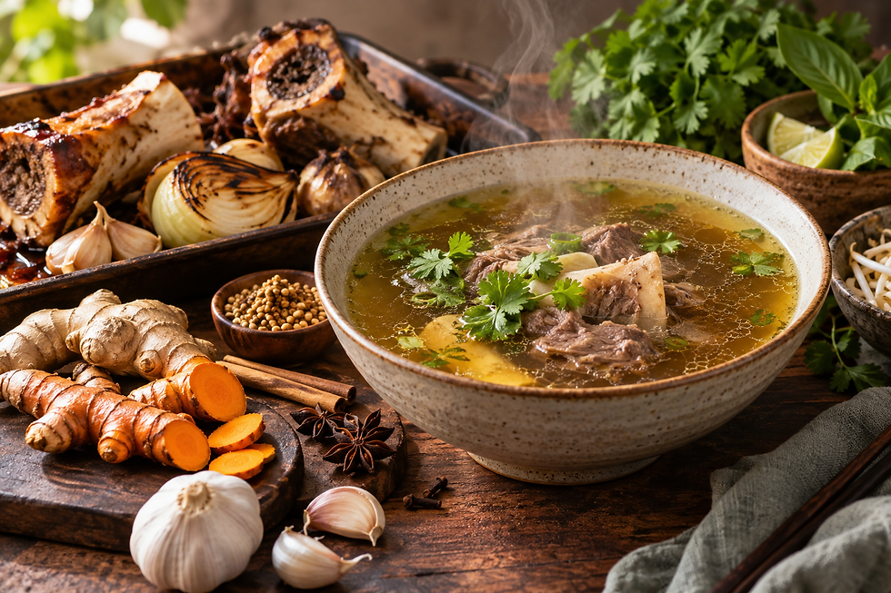 Vietnamese Bone Broth: My 10-Hour Golden Elixir