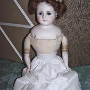 20" Bisque Shoulder Head Doll- Unknown Maker