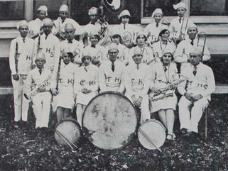 White Uniforms with Blue Caps