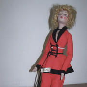 22" Felt Smoker Boudoir Doll- Possibly Lenci