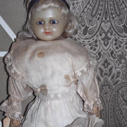 20" Reinforced Wax Doll- Unknown Maker