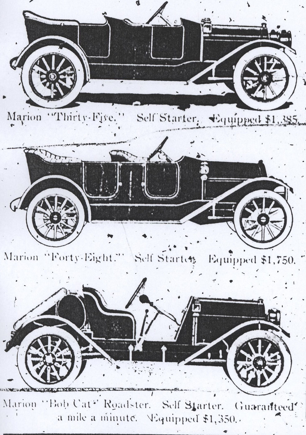 Automobiles sold by Maxwell in 1912