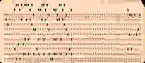 old punch card
