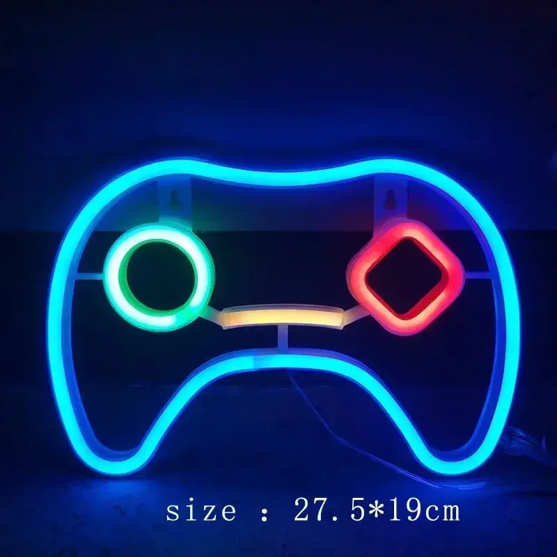 Thumbnail: LED Neon Keyboard Sign USB and Battery Powered Night Light