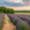 Lavender farm, flat land, no buildings, leads into the woods in Missouri.jpg
